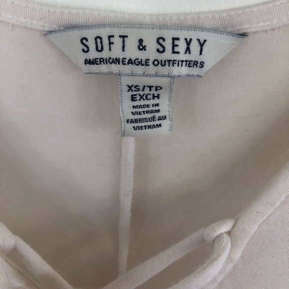 AEO Soft & Sexy Lace-Up Top - Picture 3 of 5